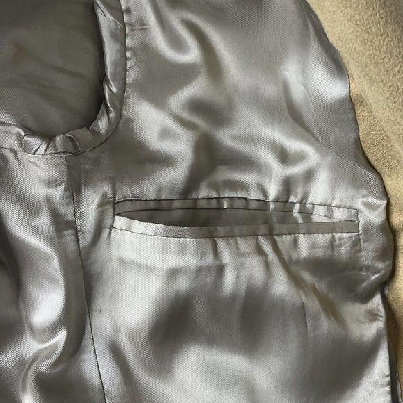 Chaps Ralph Lauren Men’s Size 40 S Blazer Sport Coat Microfiber 3 Button Camel - Picture 13 of 14